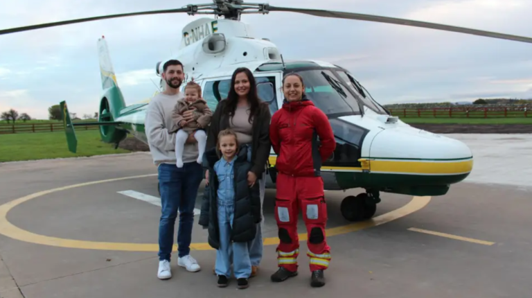 Great North Air Ambulance Service saves baby’s life