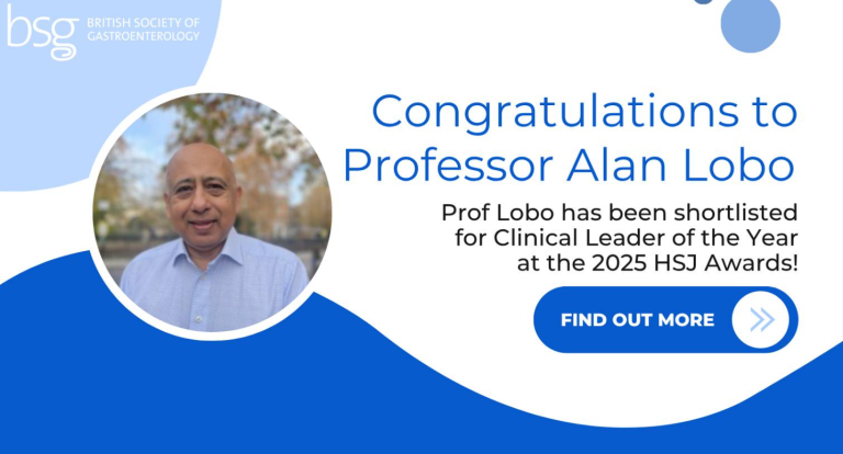 Professor Alan Lobo Award Nomination Recognises Exceptional Clinical Leadership