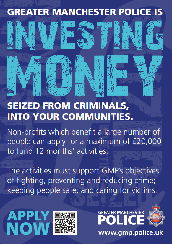 Community groups in Greater Manchester invited to bid for crime recovery funding